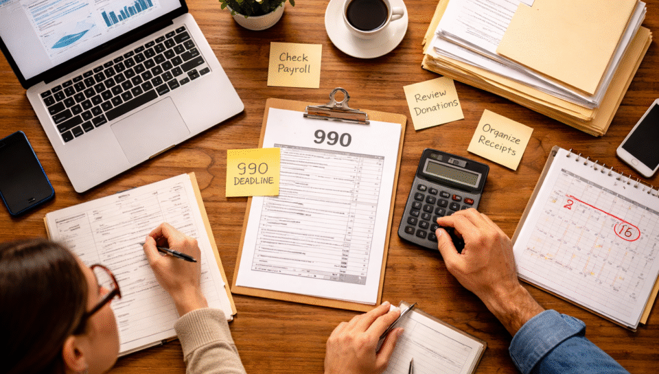 nonprofit 990 filing preparation