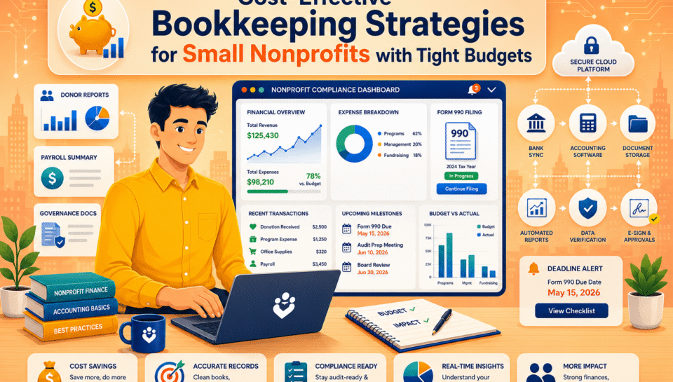 Cost-Effective Bookkeeping Strategies for Small Nonprofits with Tight Budgets Cost-Effective Bookkeeping Strategies for Small Nonprofits with Tight Budgets