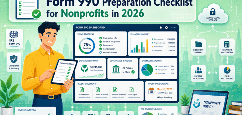 The Complete Form 990 Preparation Checklist for Nonprofits in 2026