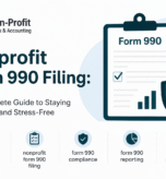 nonprofit form 990 filing