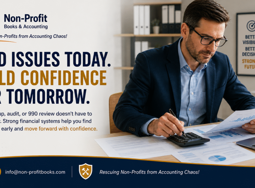I’m Afraid a Cleanup, Audit, or 990 Review Will Uncover Mistakes We Should Have Caught Months Ago