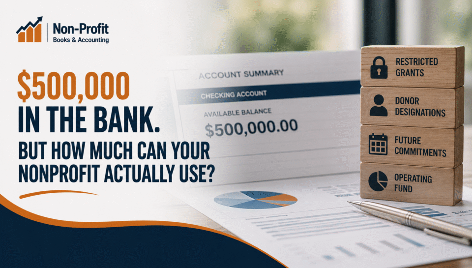 $500,000 in the Bank. But How Much Can Your Nonprofit Actually Use?