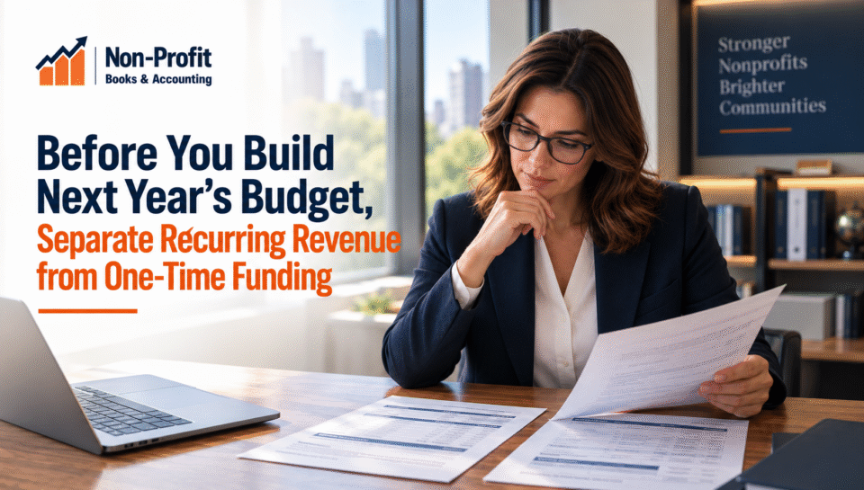 Before You Build Next Year’s Budget, Separate Recurring Revenue from One-Time Funding